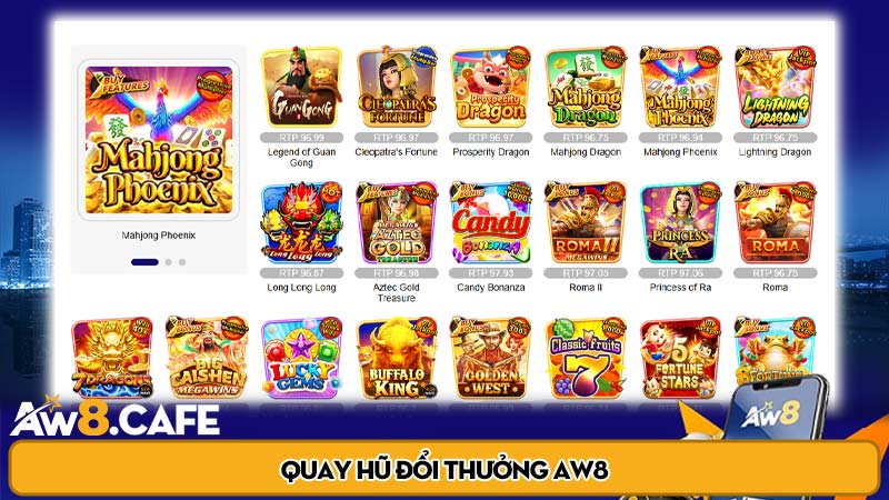 Quay hũ đổi thưởng AW8